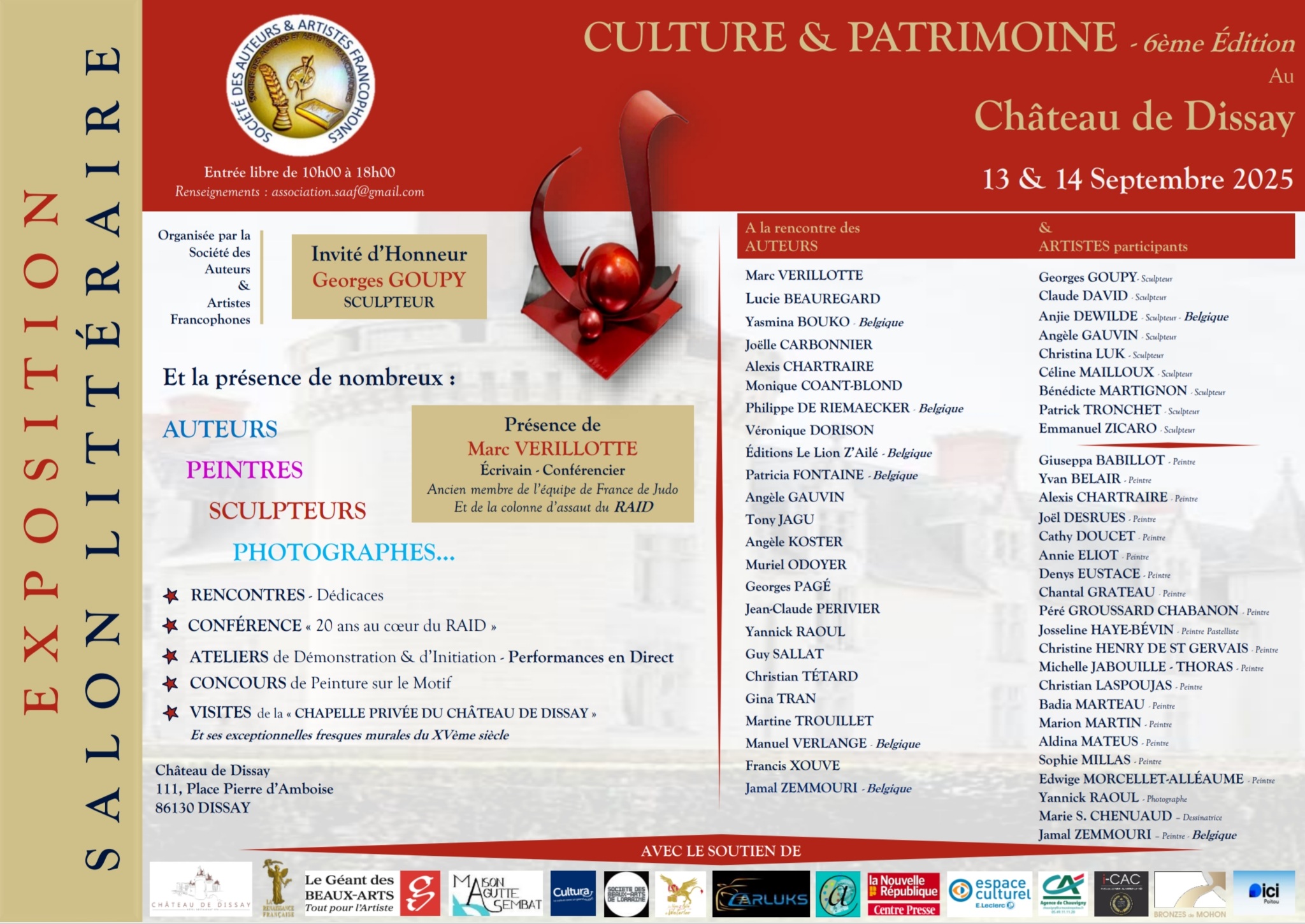 Salon du Livre au château de Dissay