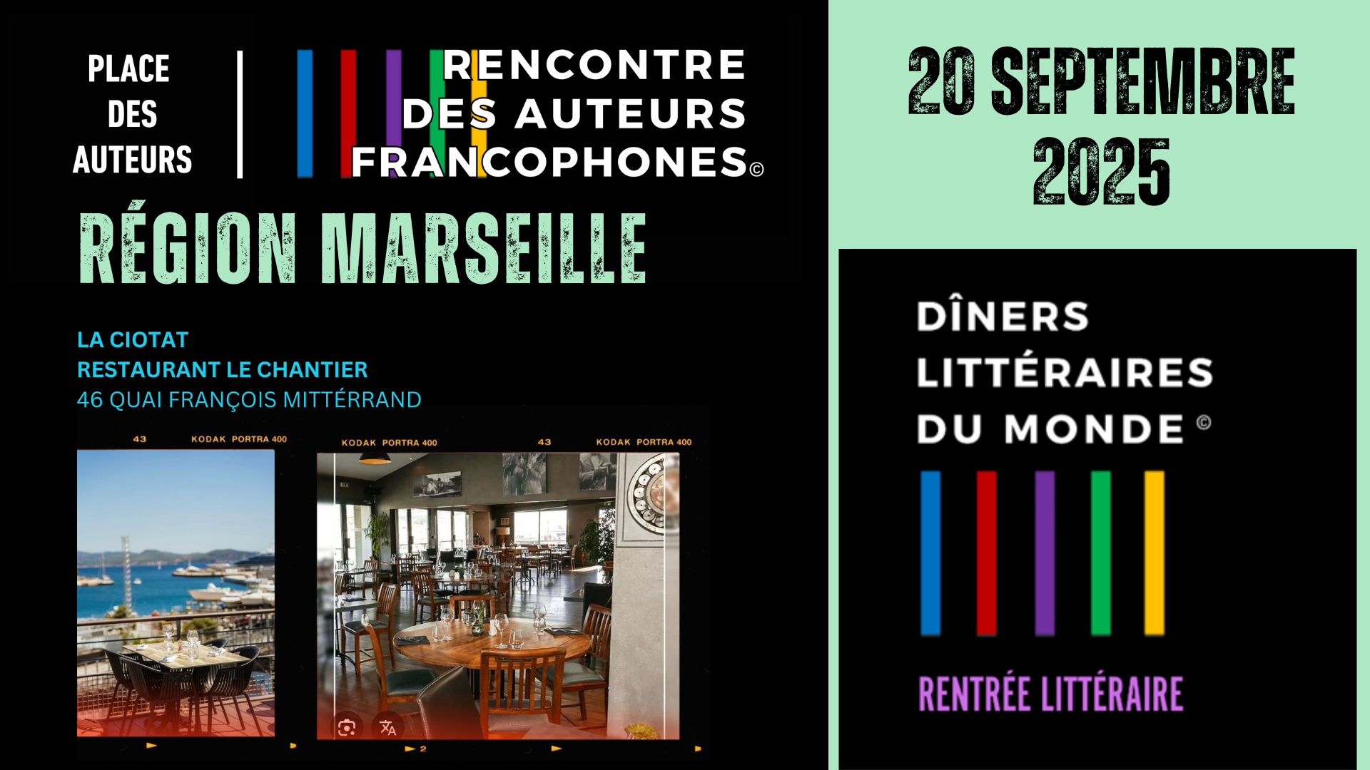 Dîner Littéraire Francophone – Région Marseille