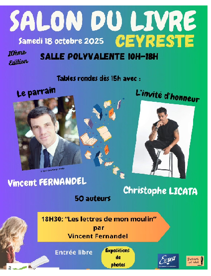 Brigitte Mascaro au 10ème Salon du livre de Ceyreste
