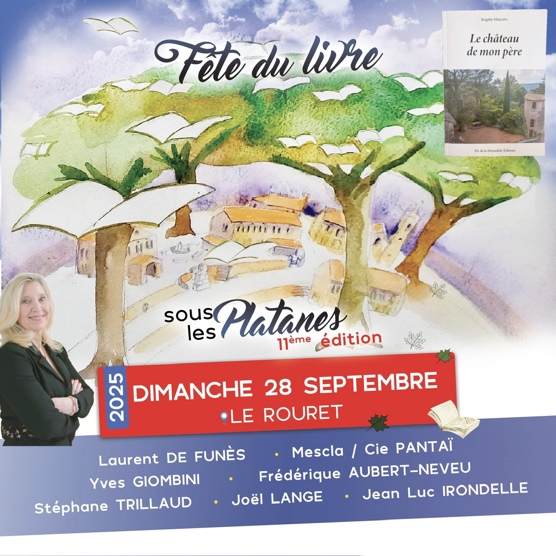 brigitte mascaro à la Fête du livre sous les platanes