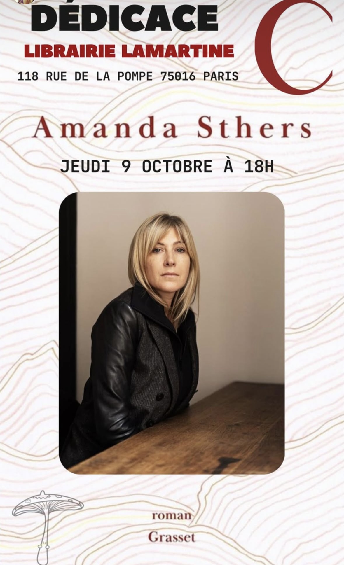 Dédicace dernier roman d’Amanda Sthers à Paris