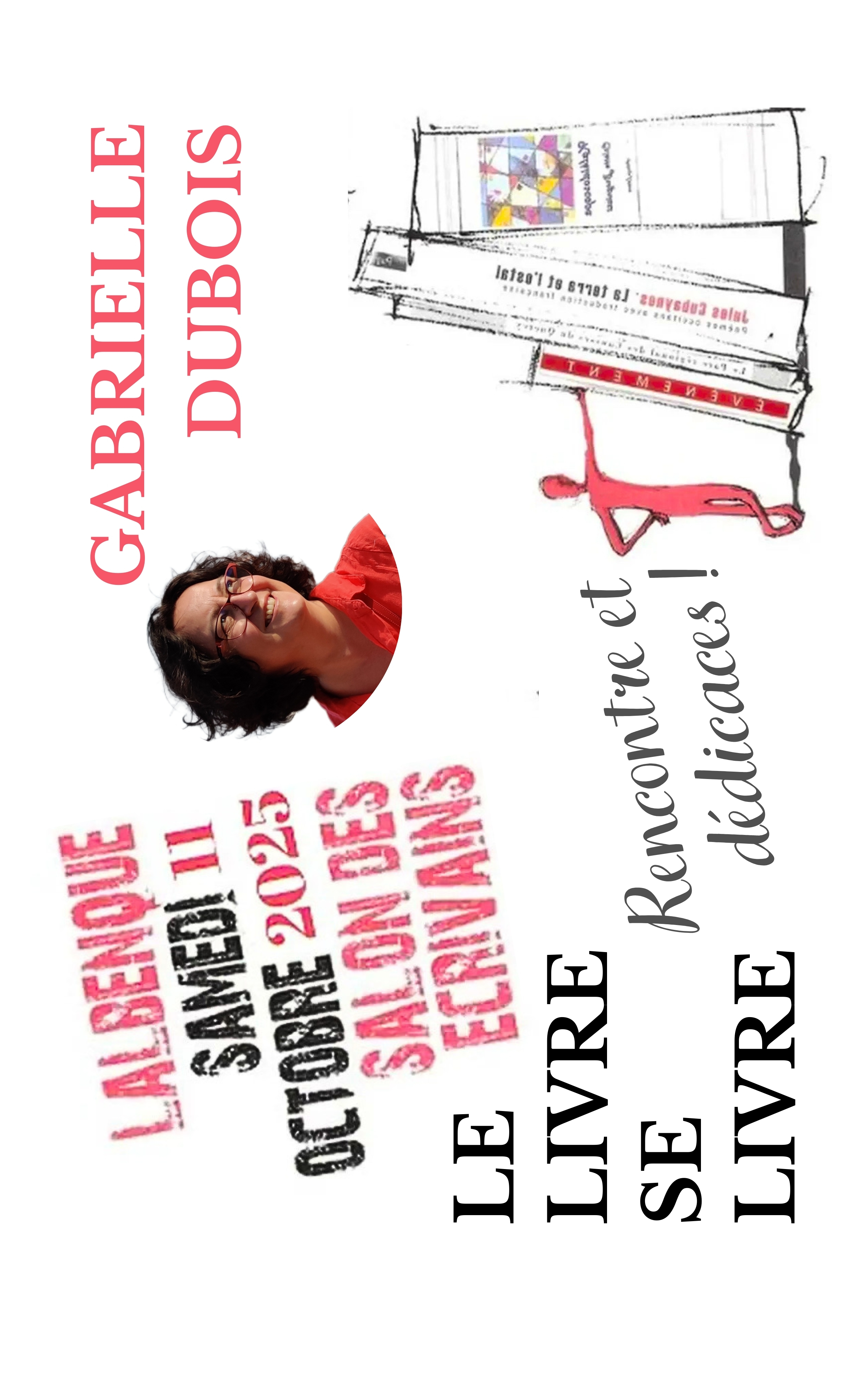 Gabrielle Dubois au Salon des écrivains, Lalbenque