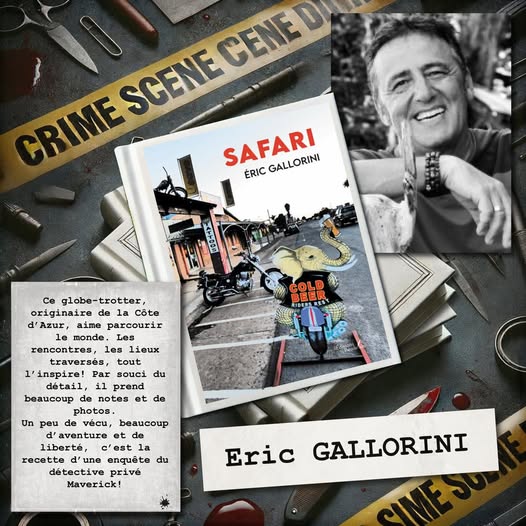 eric gallorini au Salon du polar Cha’Polars