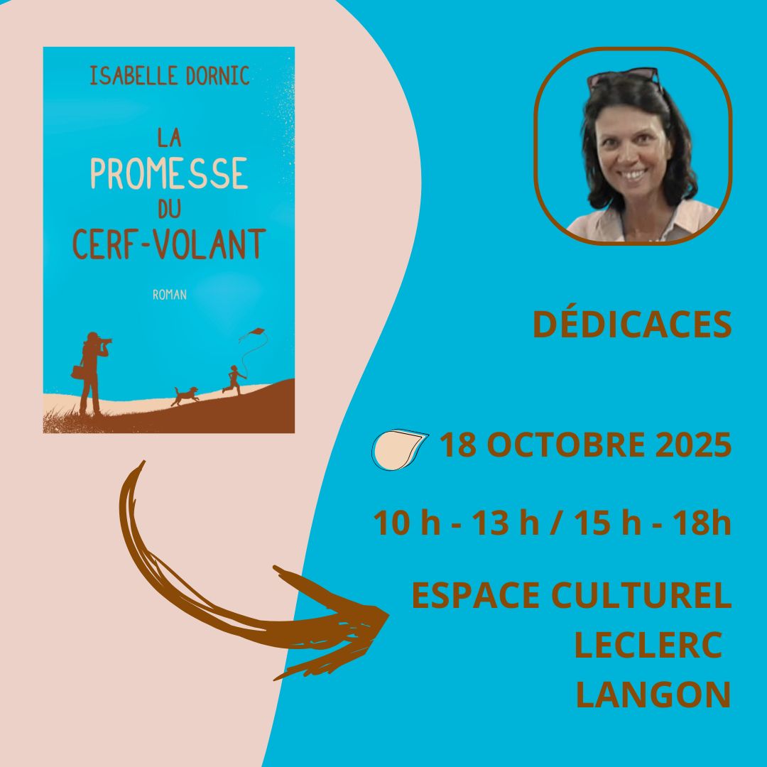 Isabelle Dornic en Dédicace à l’Espace Culturel Leclerc de Langon