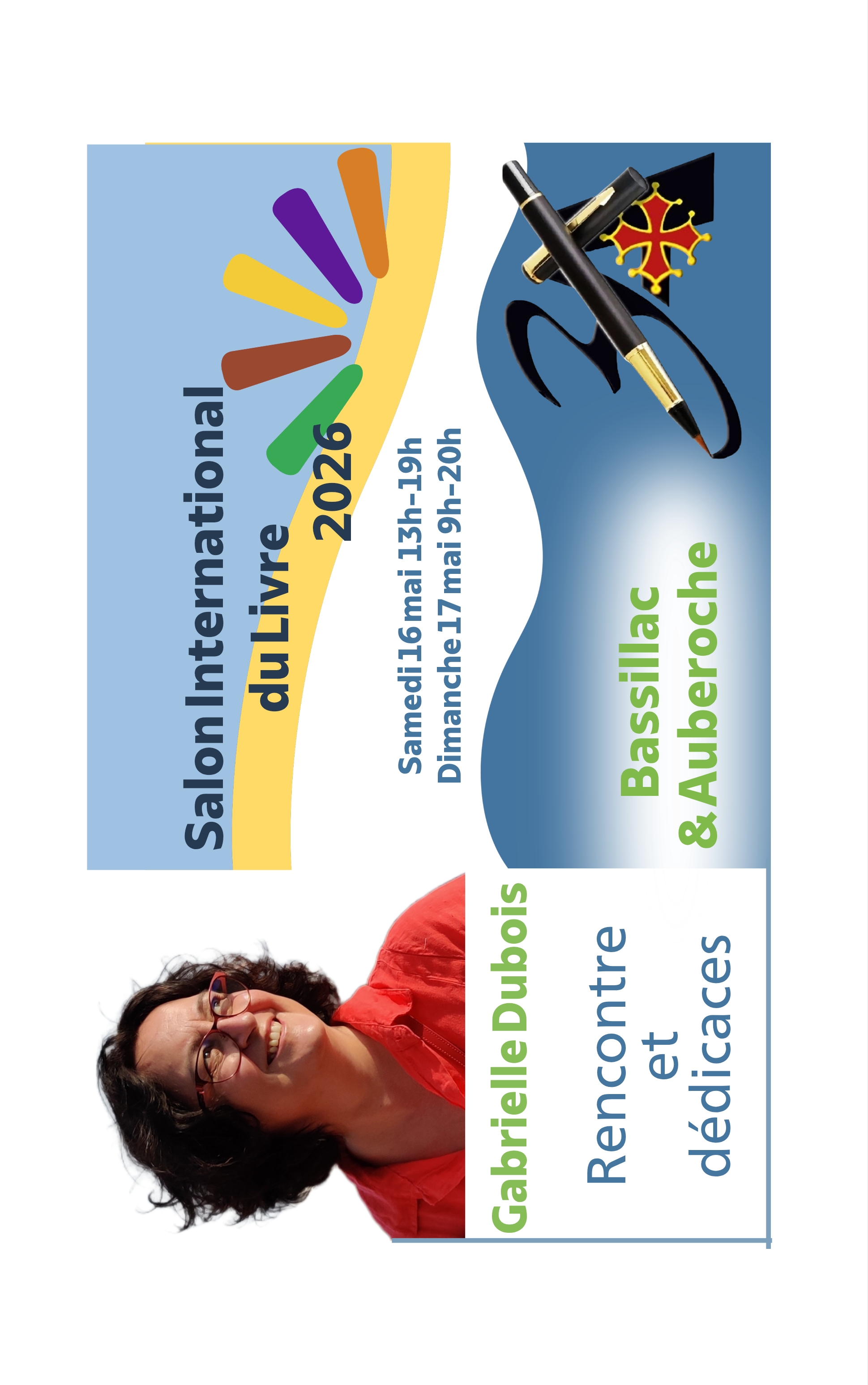 Gabrielle Dubois au Salon international du livre de Bassillac et Auberoche