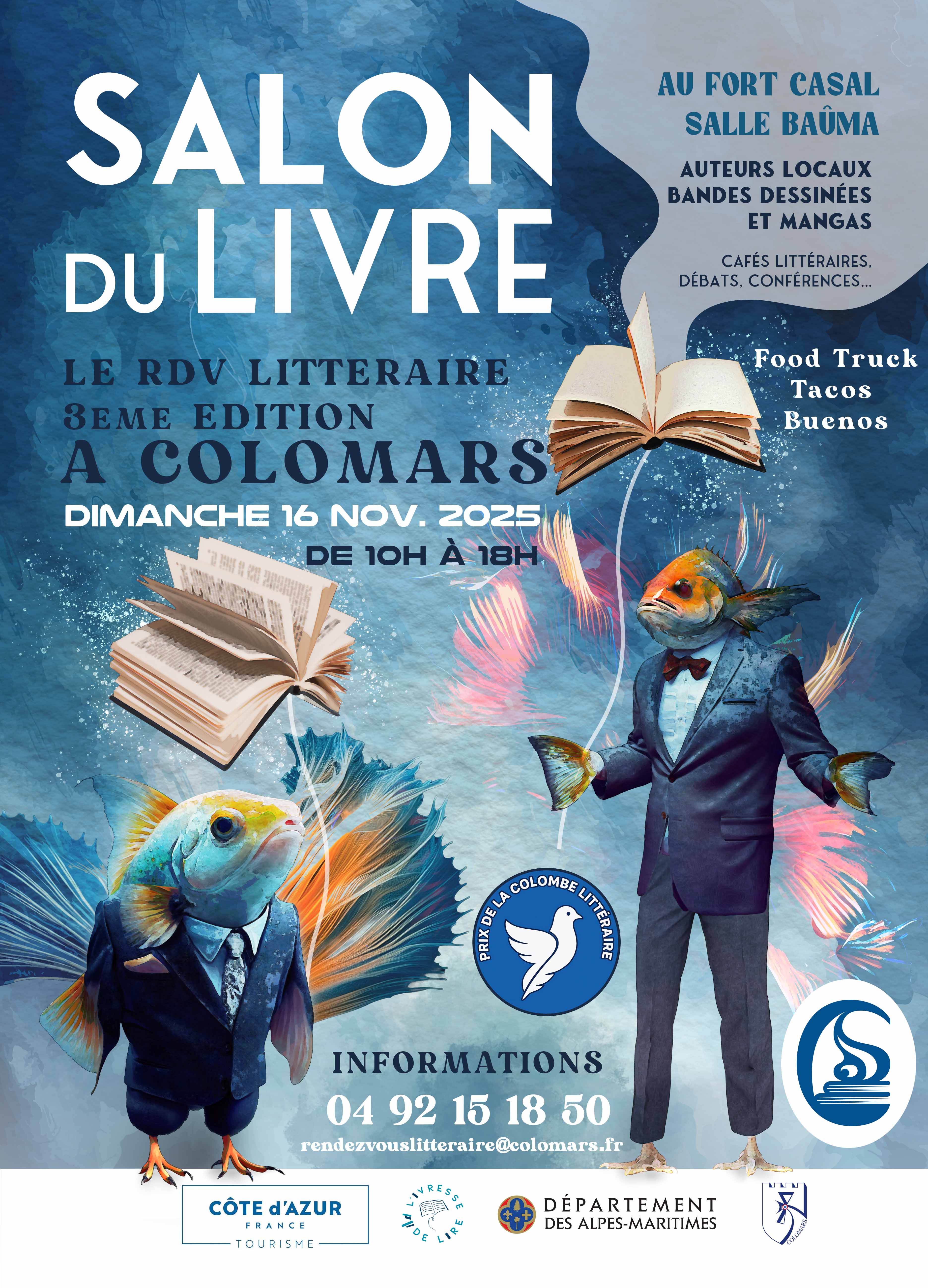 Fabienne Rouman au Salon du livre de Colomars – 3 ème édition