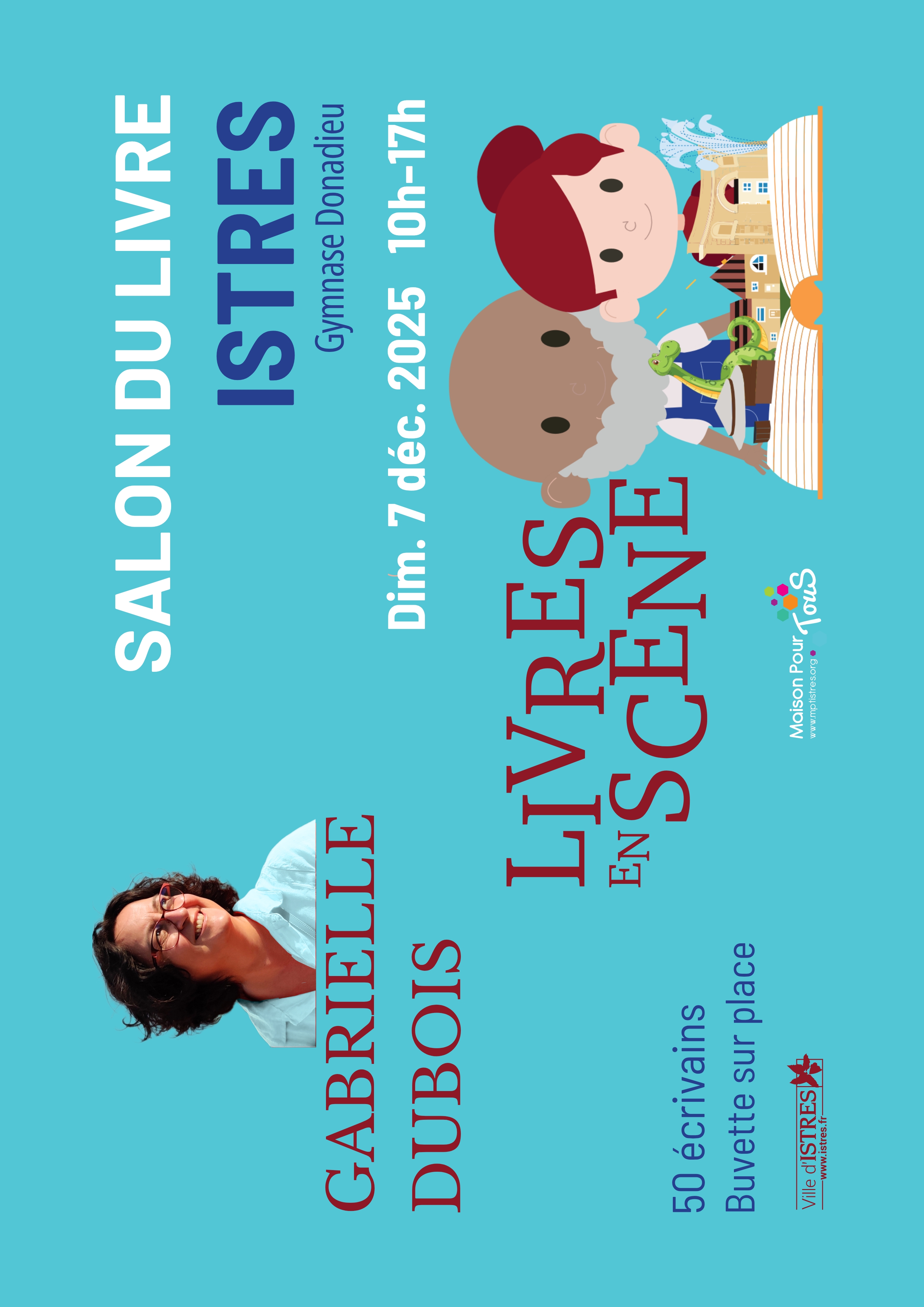 Gabrielle Dubois au Salon du livre à Istres