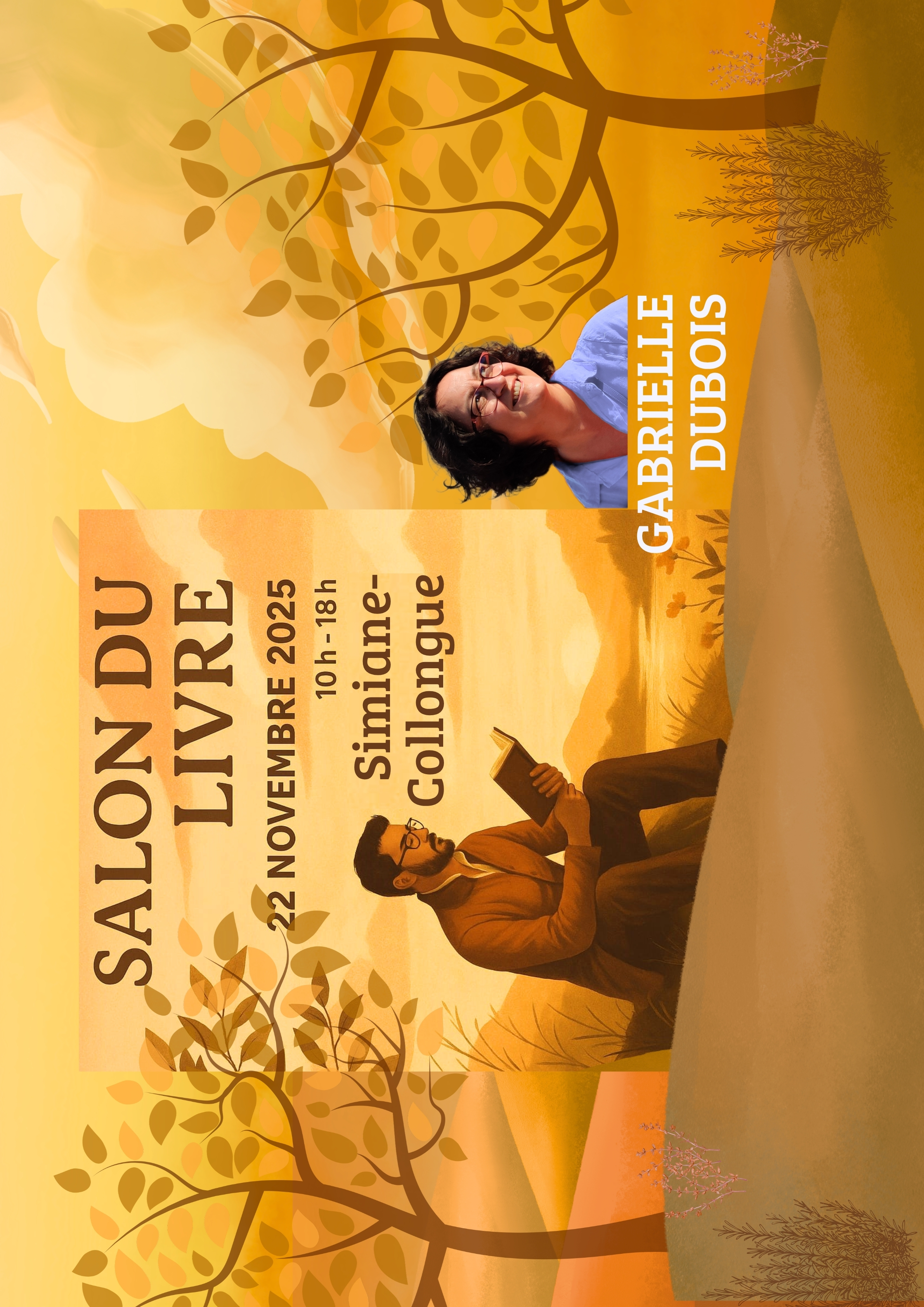 Gabrielle Dubois au Salon du livre de Simiane-Collongue