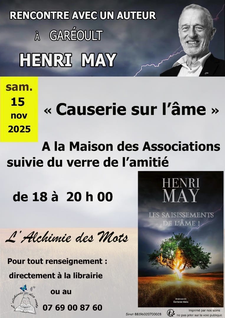 Causerie sur l’âme avec Henri May