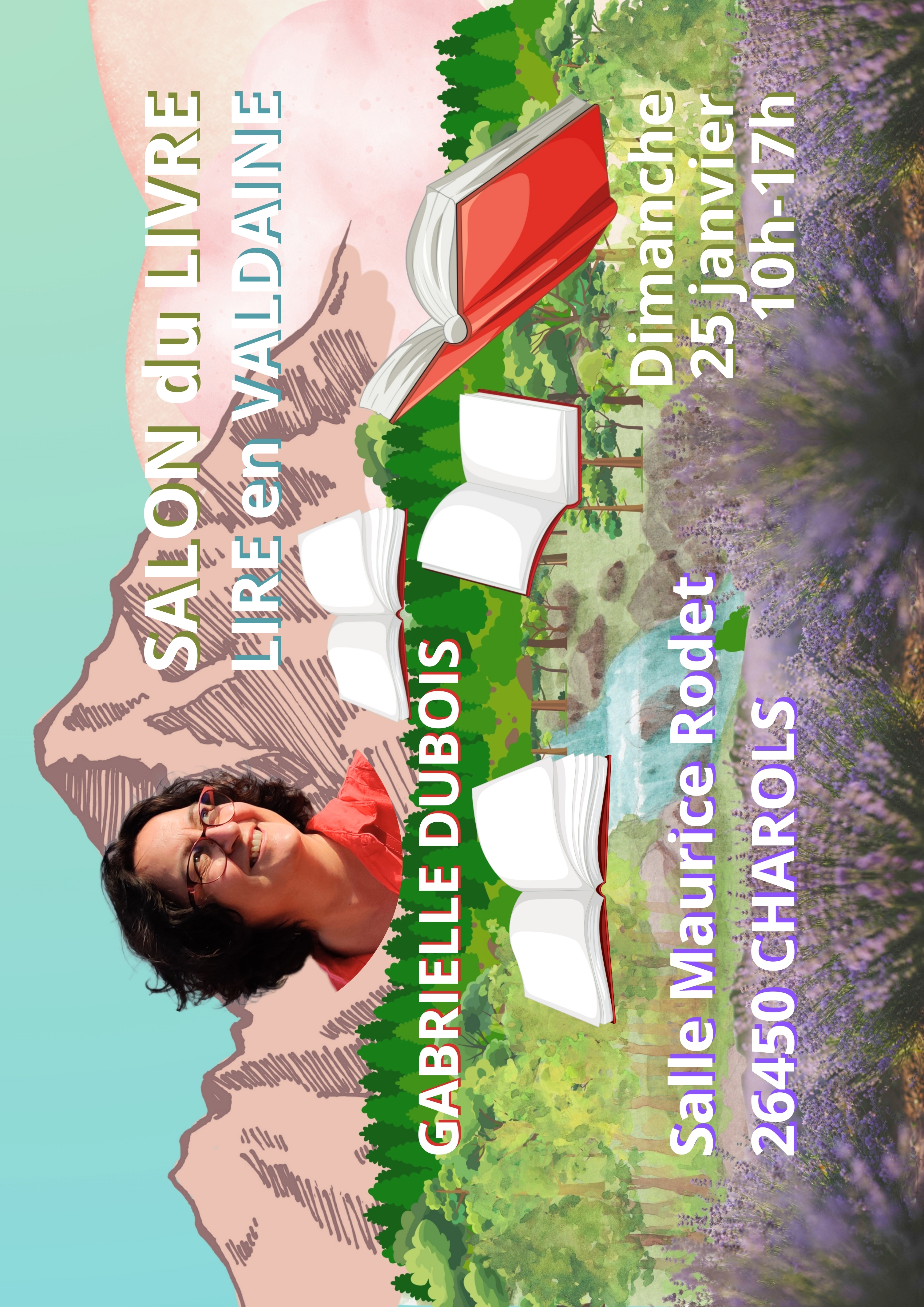 Gabrielle Dubois AU Salon du Livre Lire en Valdaine