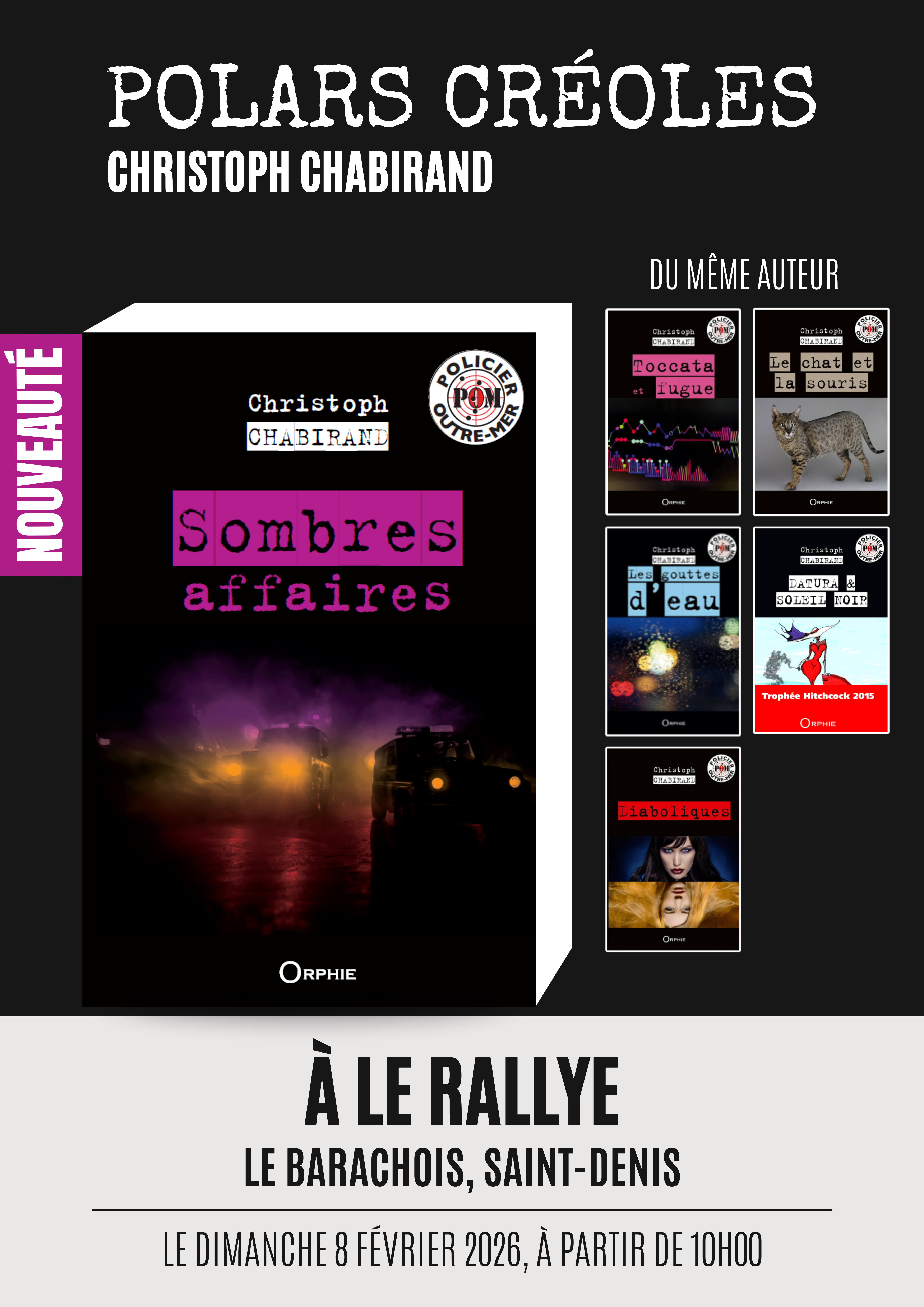 Rencontre et séance de dédicaces avec Christoph Chabirand