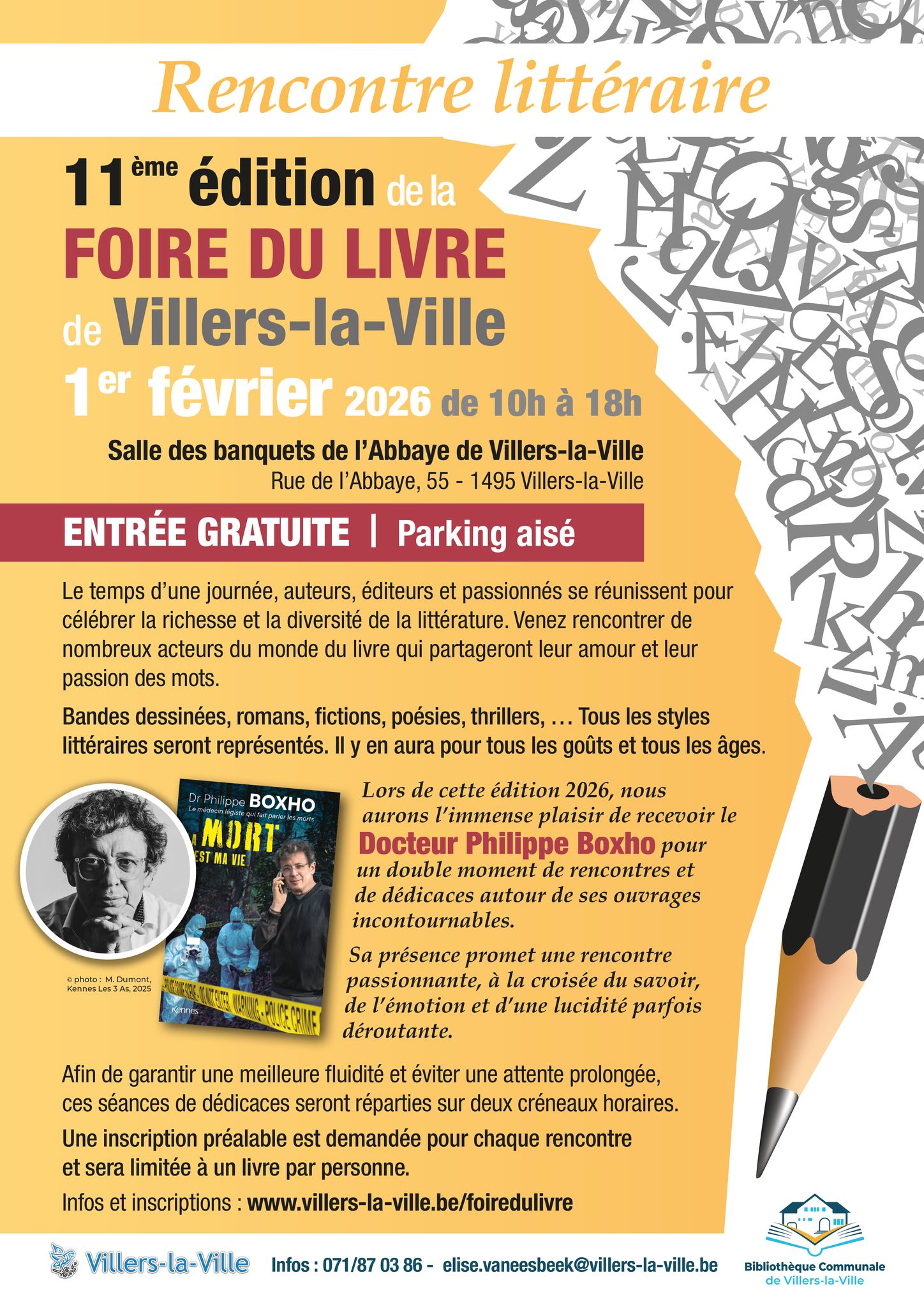 Fébronie Tsassis à la Foire du livre de Villers-la-Ville