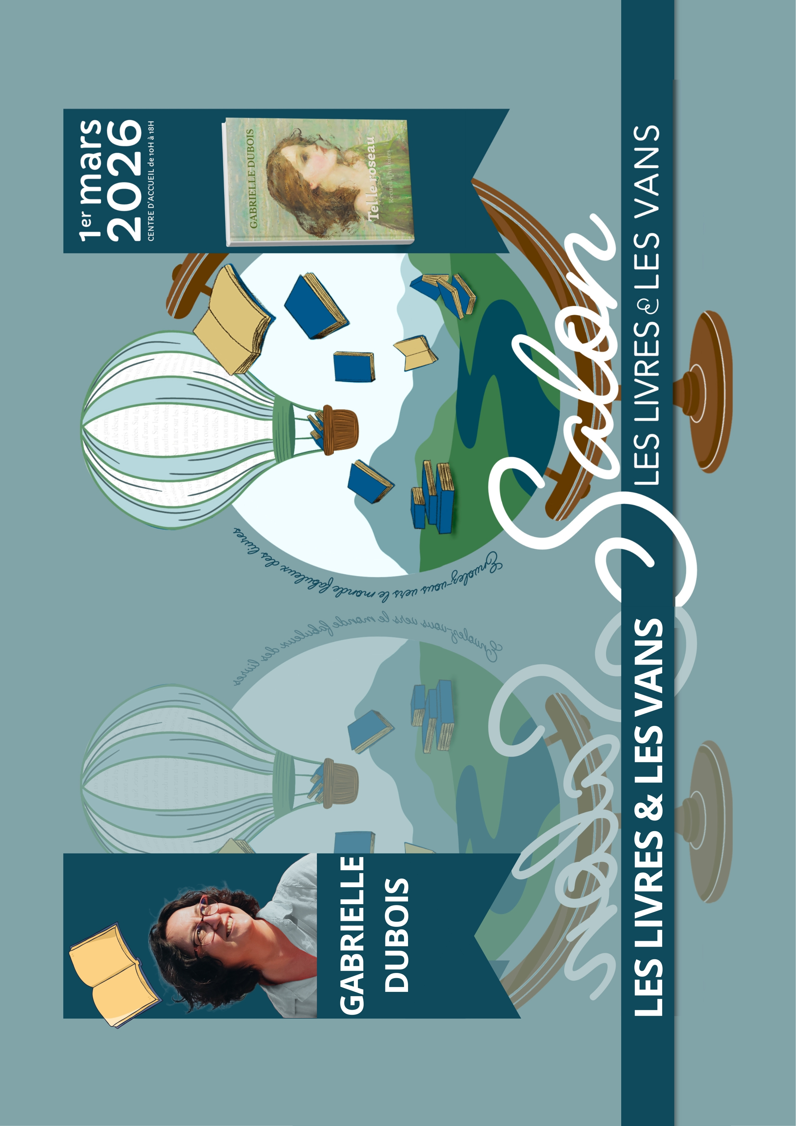 Gabrielle Dubois au Salon du Livre Les Vans