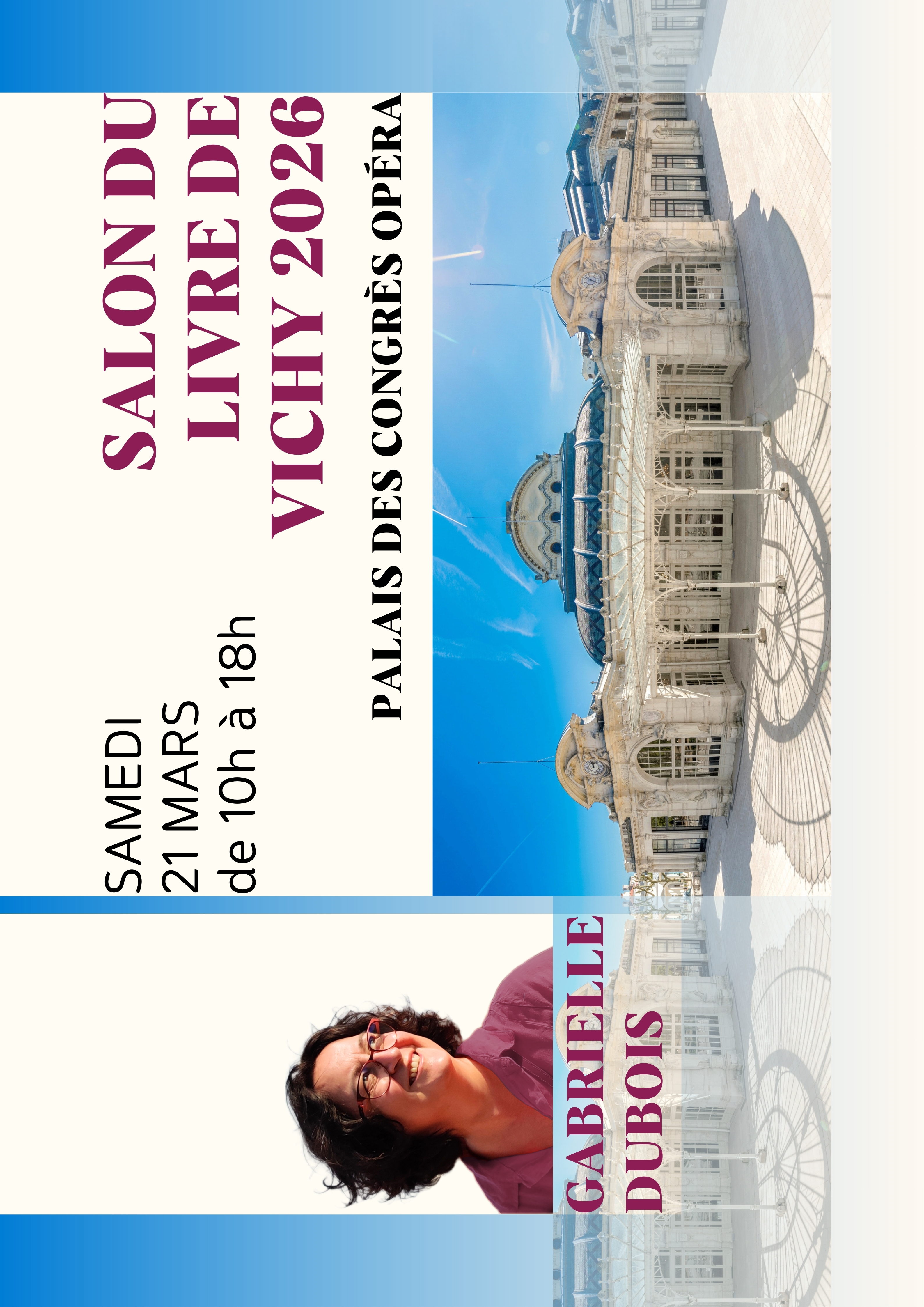 Gabrielle Dubois au Salon du livre de Vichy