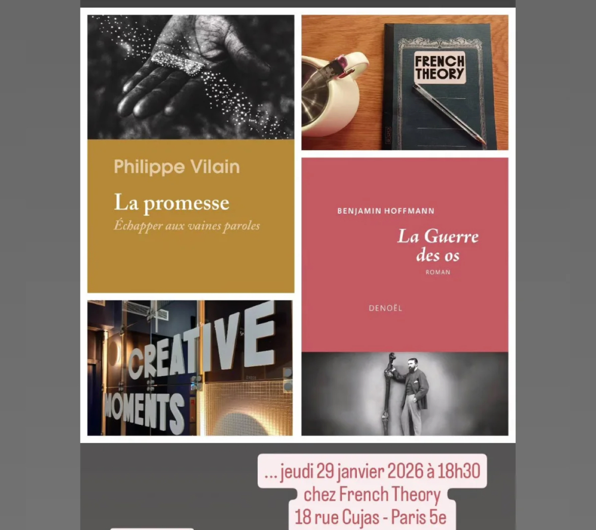 Discussion entre Philippe Vilain et Benjamin Hoffmann