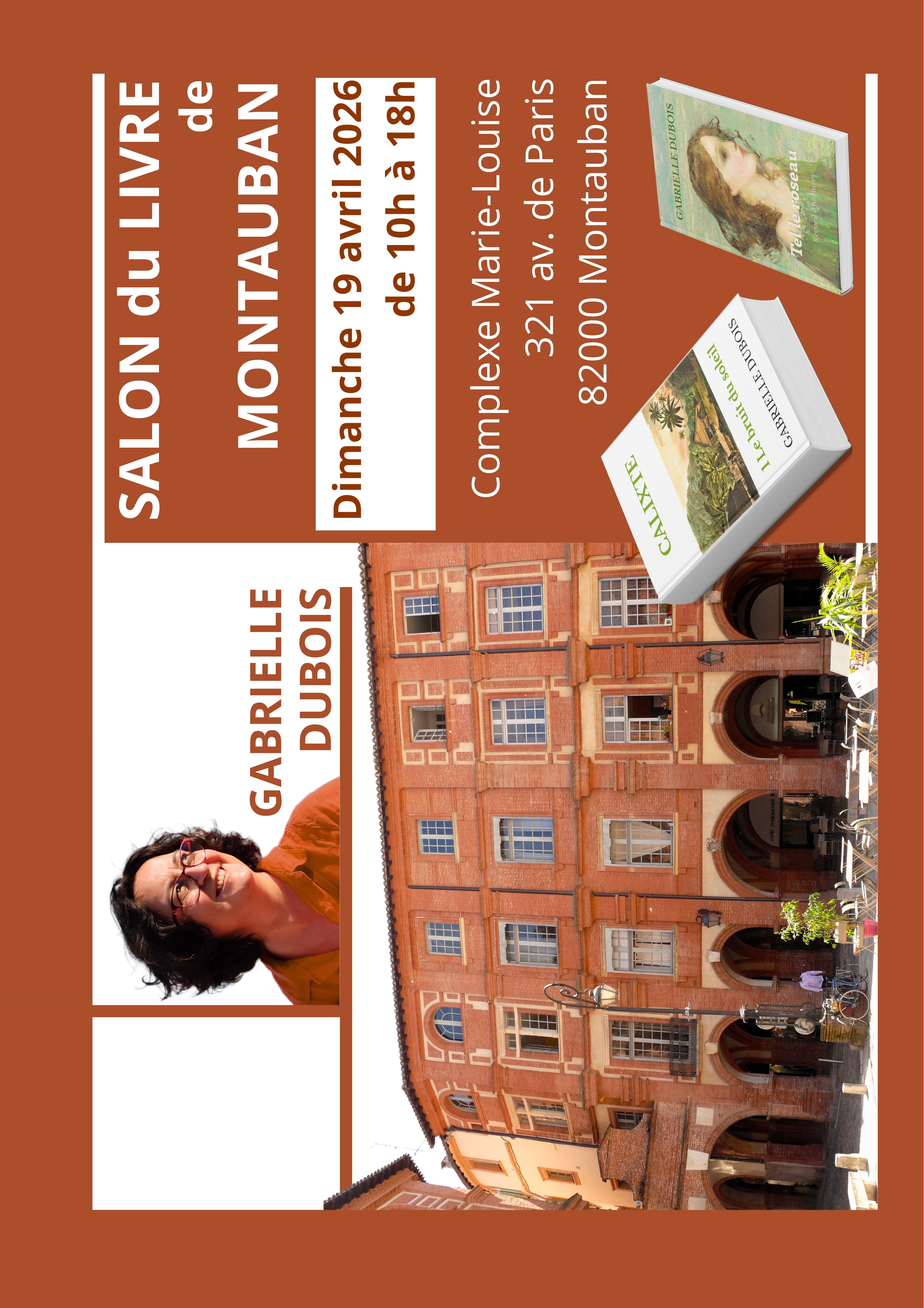 Gabrielle Dubois au Salon du Livre de Montauban