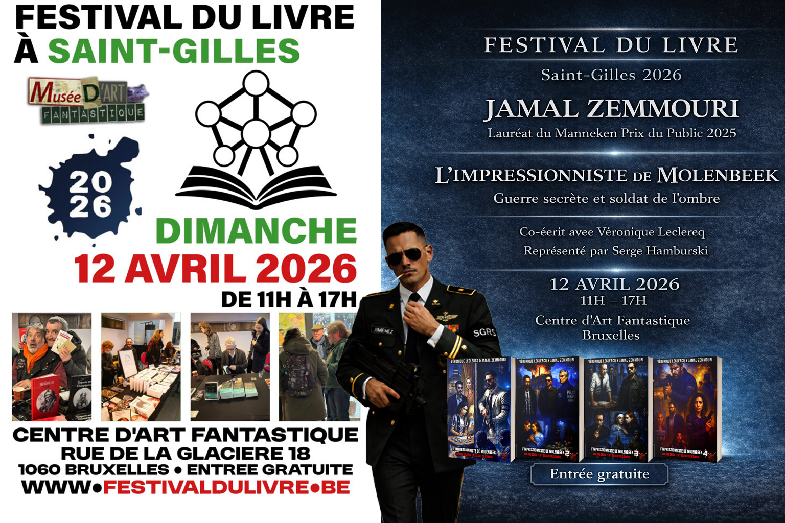 Jamal Zemmouri au Festival du Livre de Saint-Gilles 2026 – Dédicaces & Rencontre