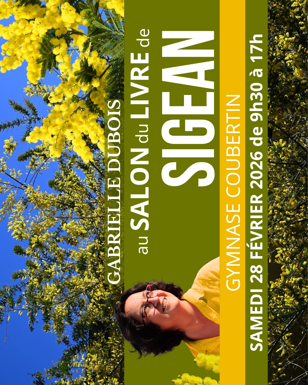 Gabrielle Dubois au Salon du Livre de Sigean