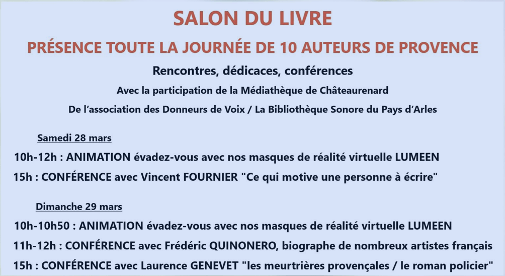 Salon du Livre de Chateaurenard