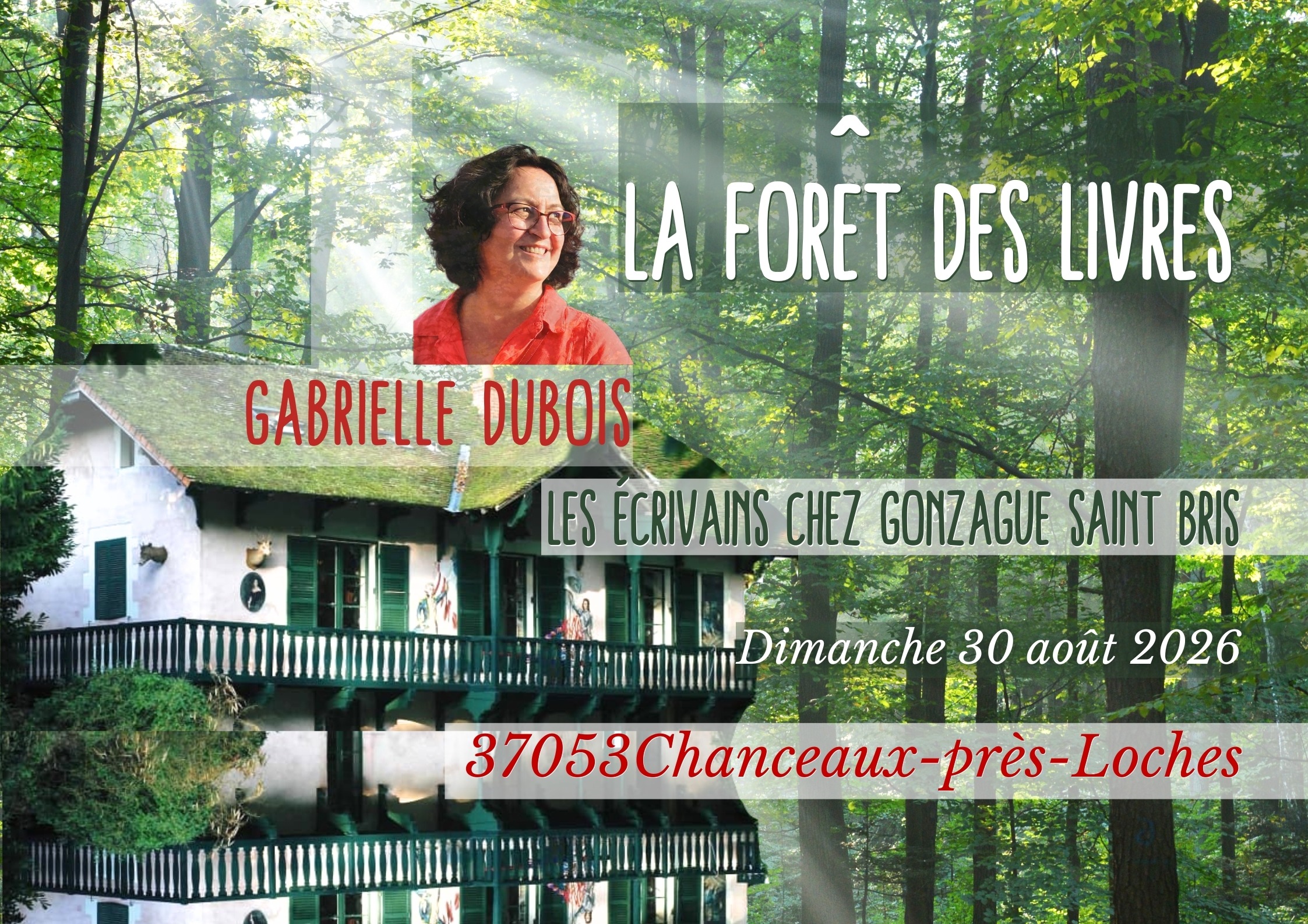 Gabrielle Dubois au Salon du Livre de Chanceaux-près-Loches