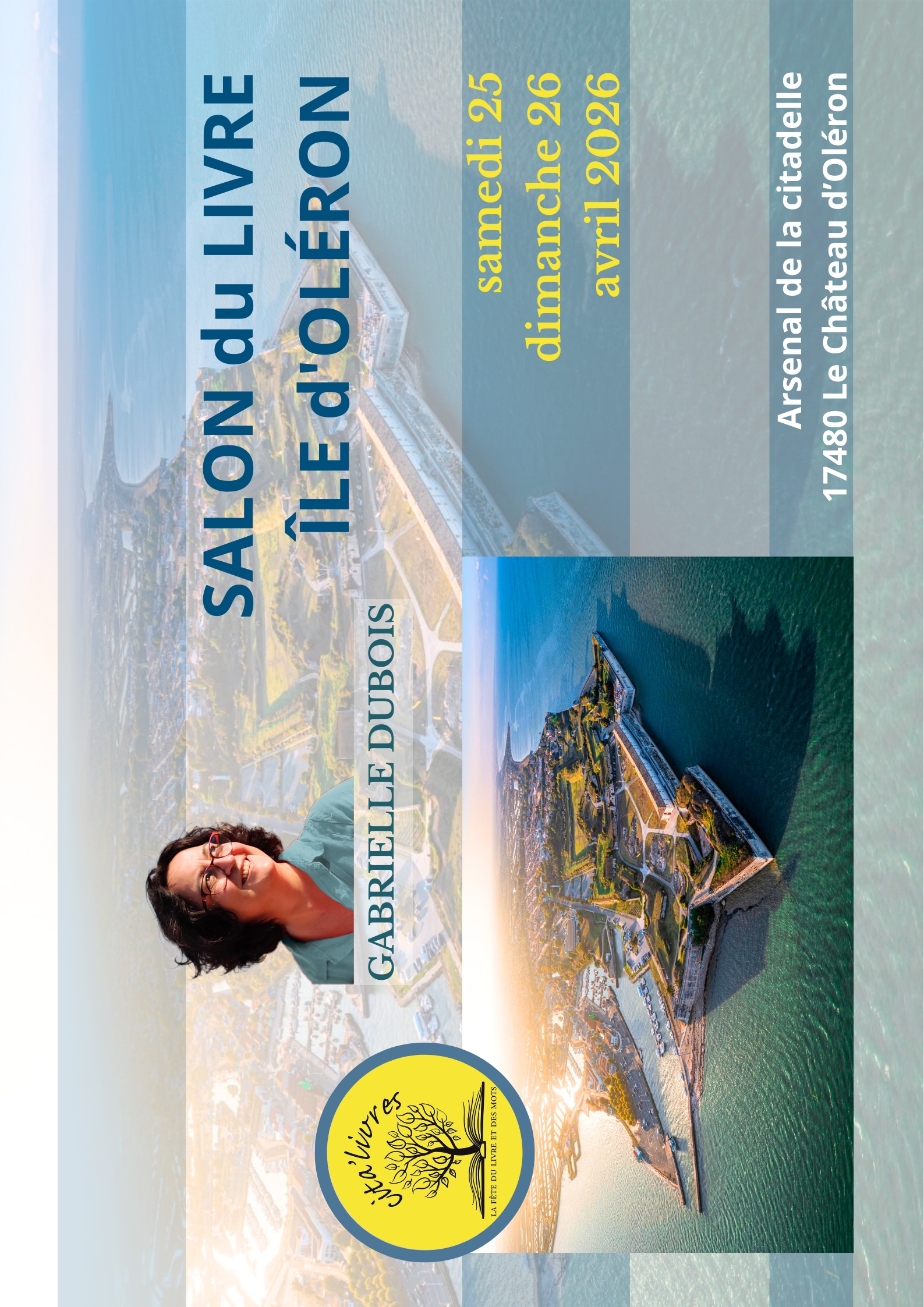 Gabrielle Dubois au Salon du Livre, île d’Oléron, Citalivres