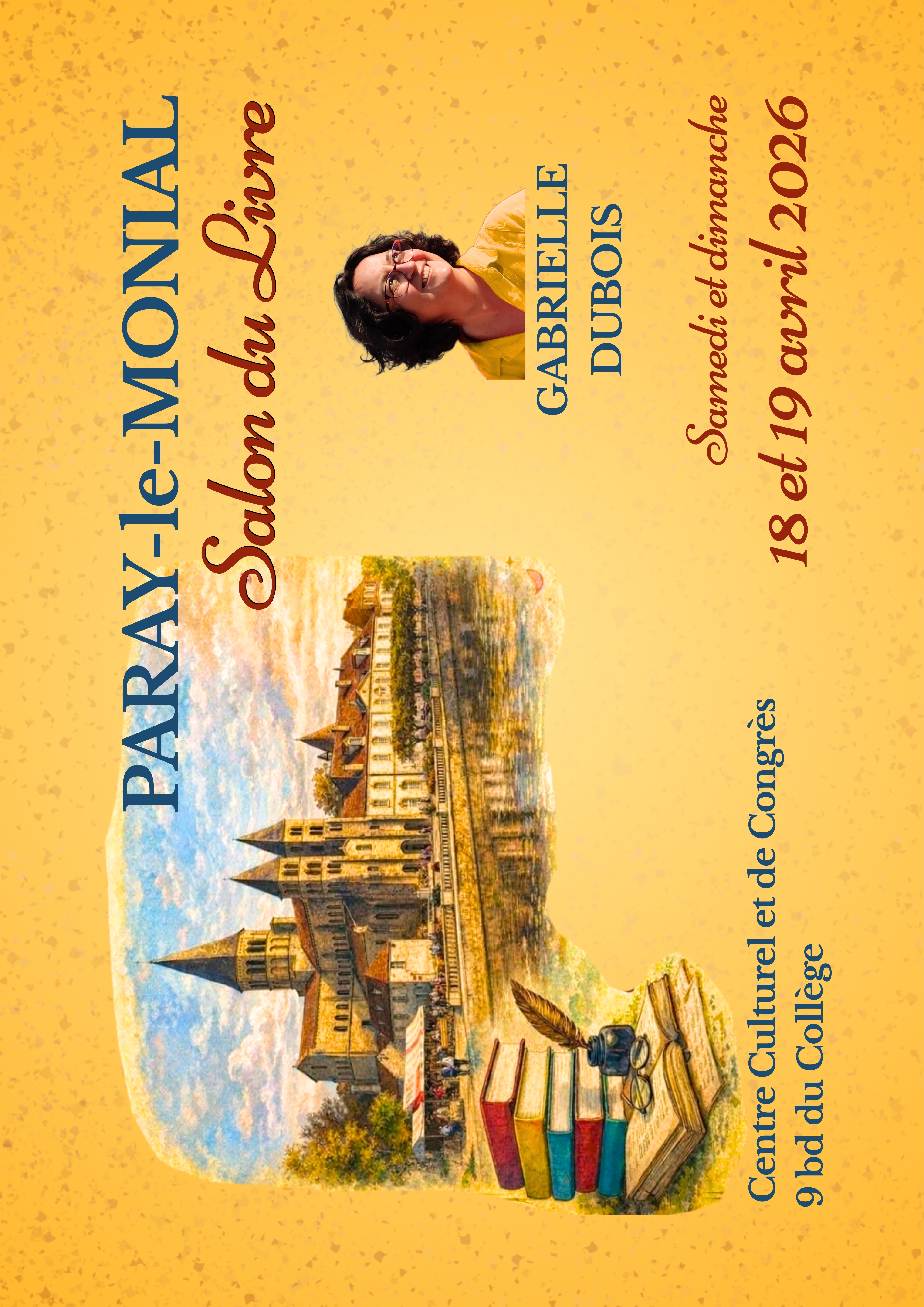 Gabrielle Dubois au Salon du Livre de Paray-le-Monial