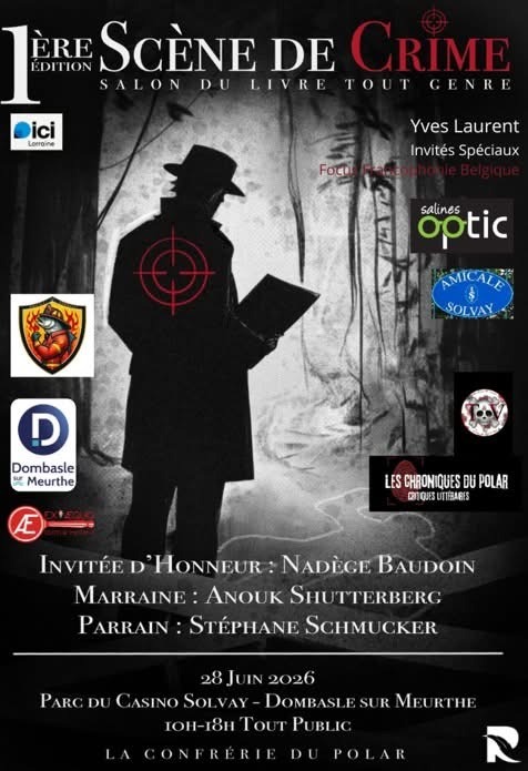 Franck Mazière à 1ère Scène de Crime (salon du livre en tout genre)