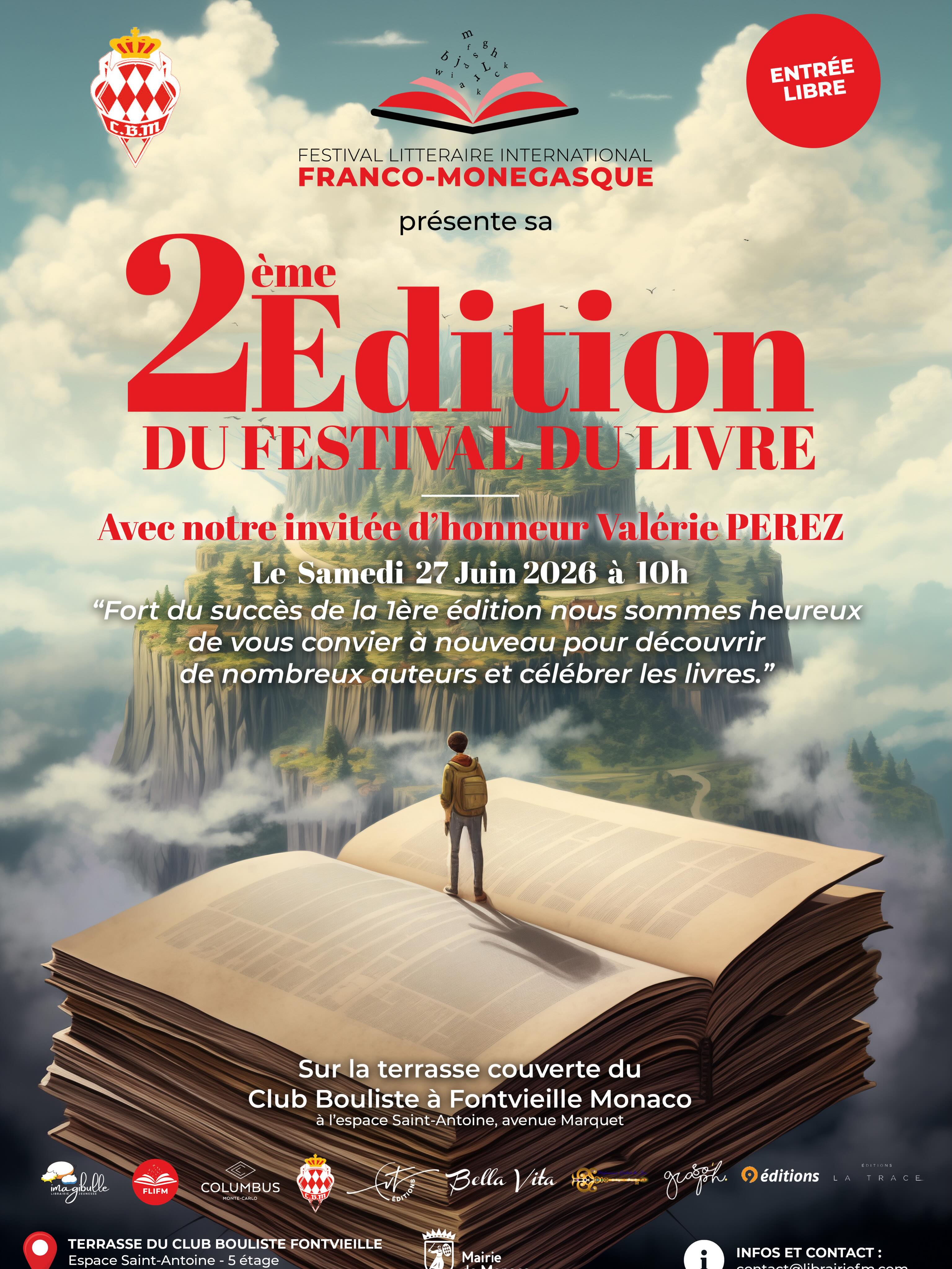 ERIC GALLORINI au Festival Littéraire International Franco Monégasque.