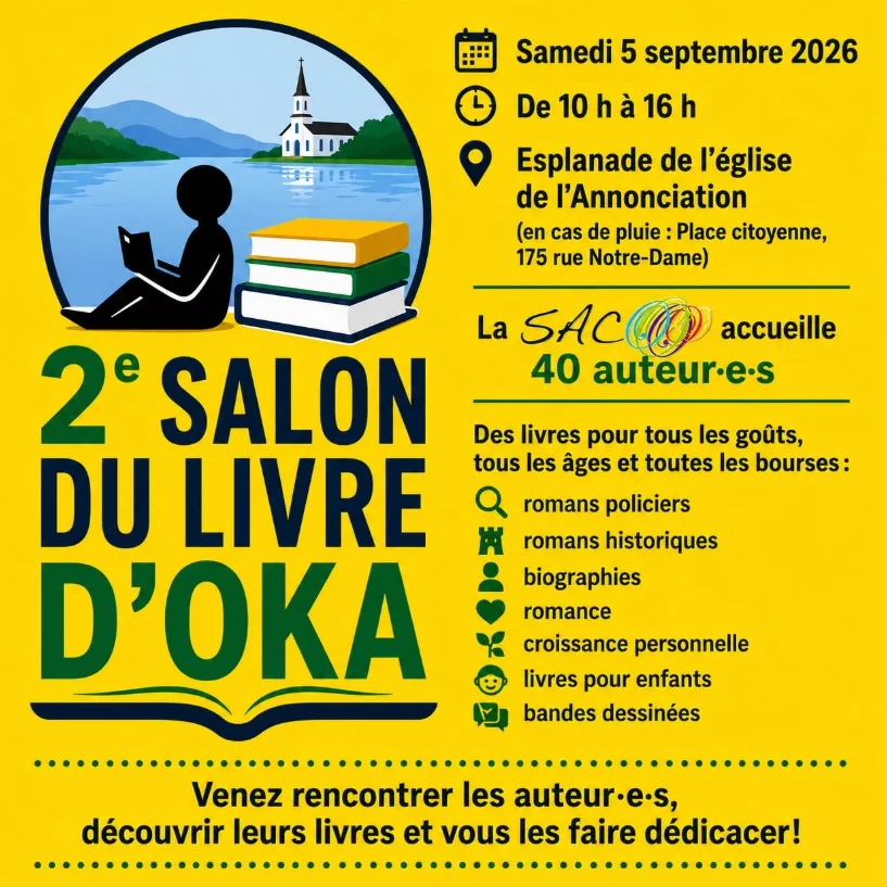 Chantal Guimond au 2e Salon du Livre d’OKA