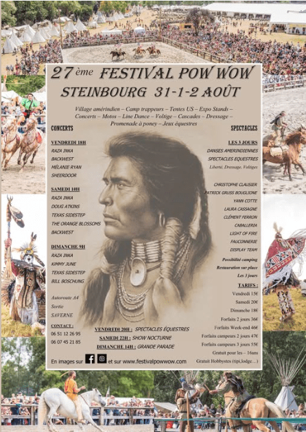 Jo Fischer au festival pow wow