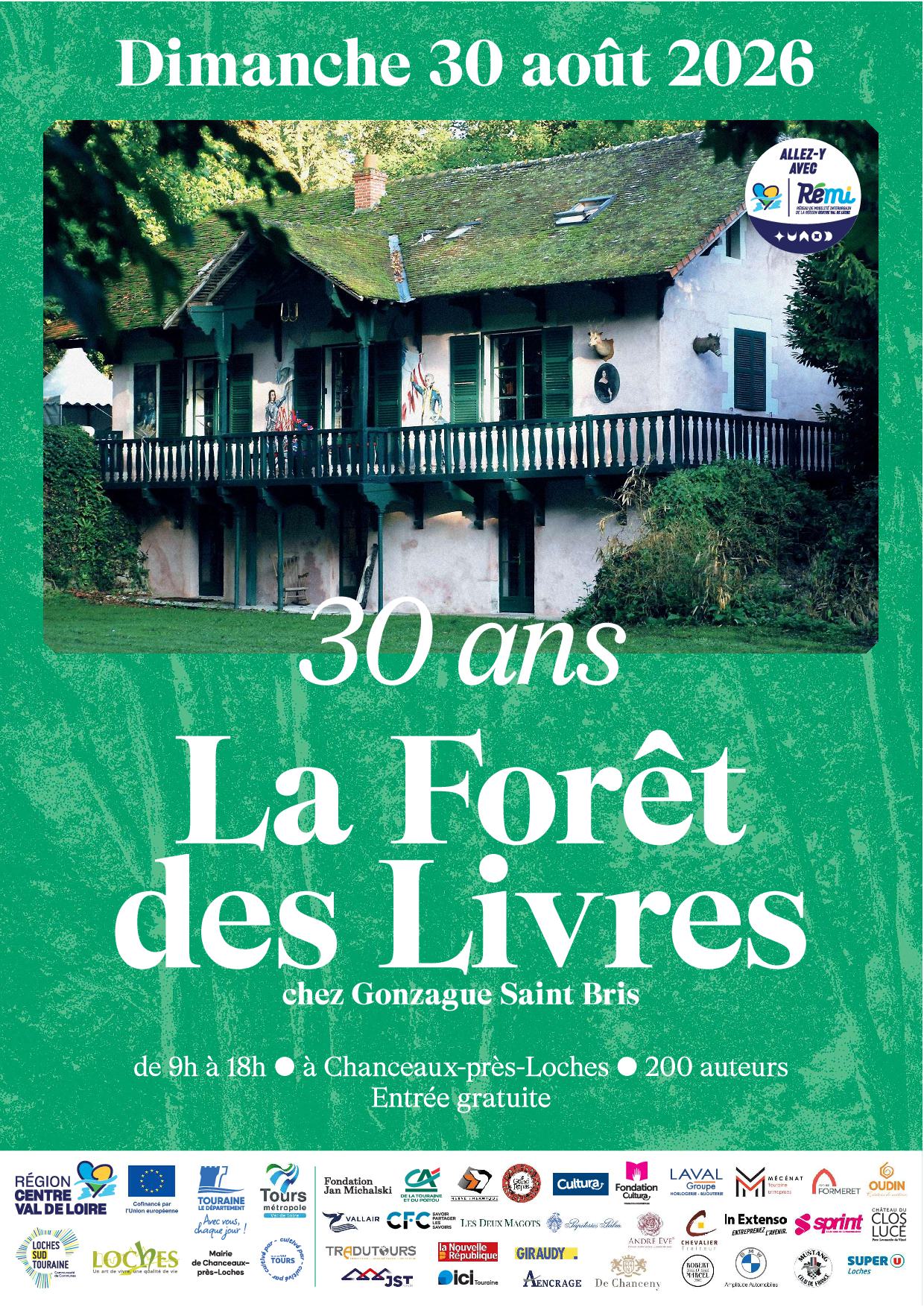 Eric GALLORINI à La Forêt des livres, Les écrivains chez Gonzague Saint Bris