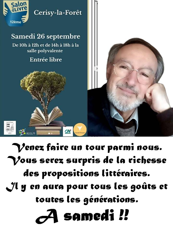Francis LA CARBONA au Salon du livre de Cerisy-la-Forêt