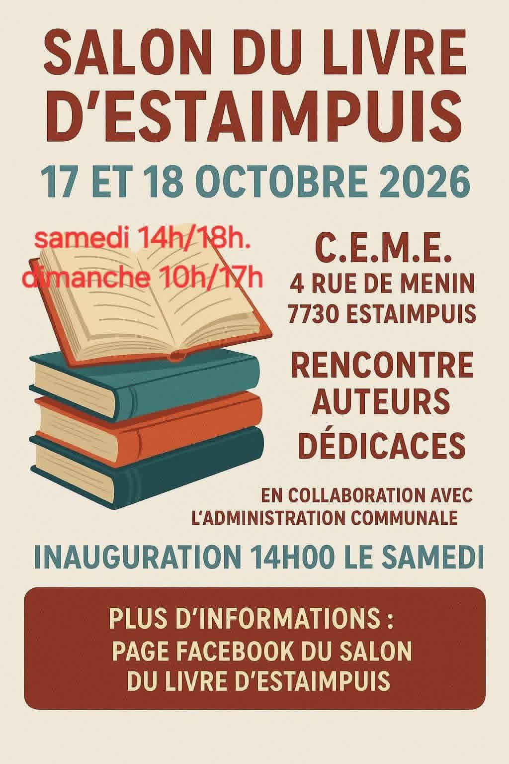 Salon du Livre d’Estaimpuis